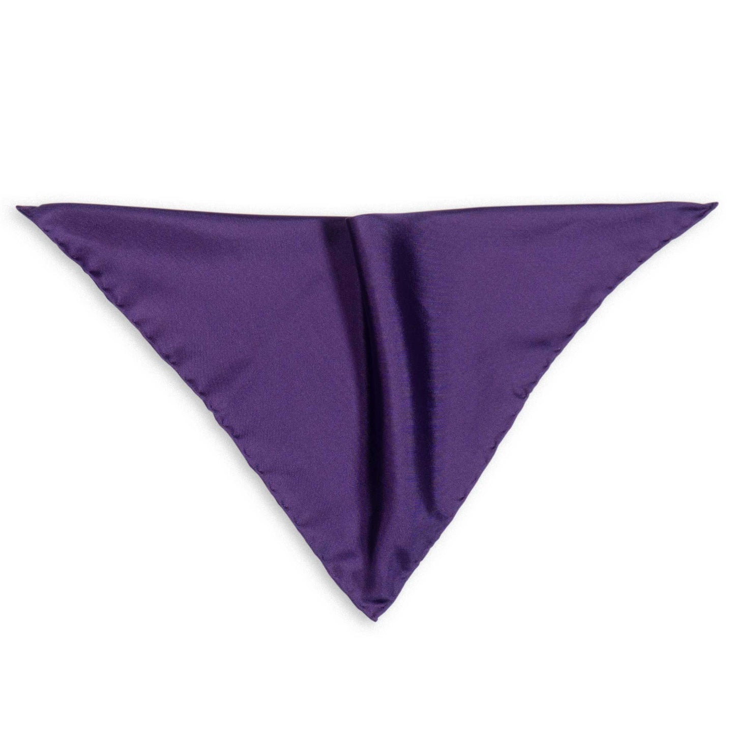 Purple pocket square on a white background