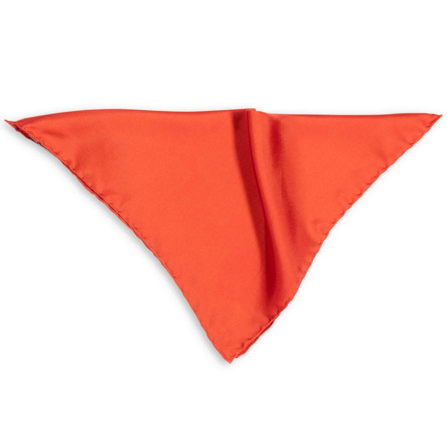 Rust pocket square a on a white background